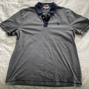 Striped men’s polo shirt